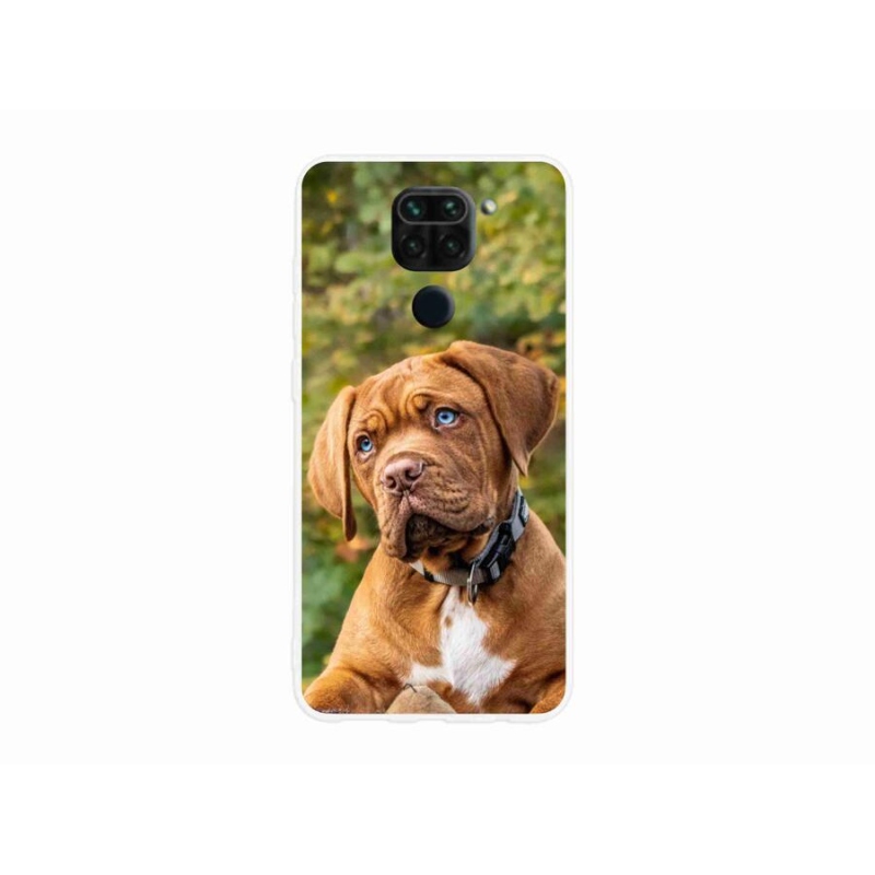 Gélový kryt mmCase na mobil Xiaomi Redmi Note 9 - šteňa