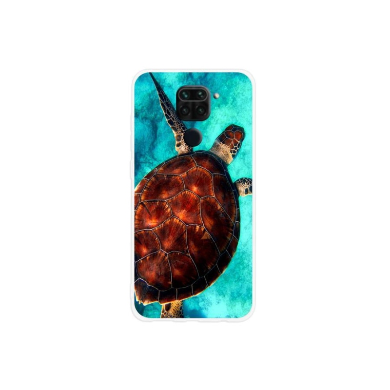 Gélový kryt mmCase na mobil Xiaomi Redmi Note 9 - korytnačka