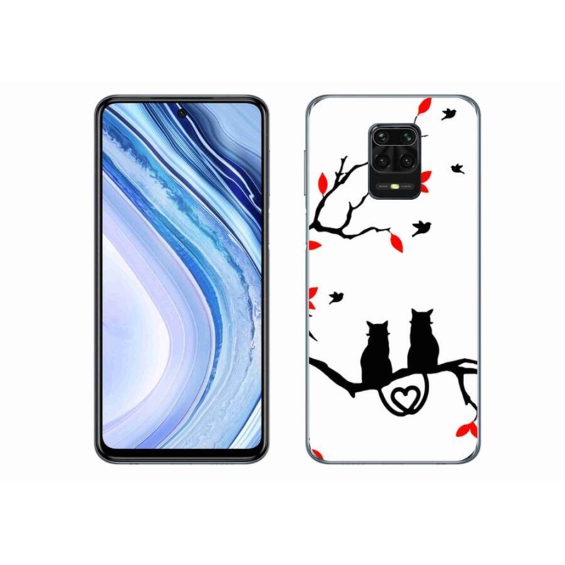 Gélový kryt mmCase na mobil Xiaomi Redmi Note 9S - mačací láska