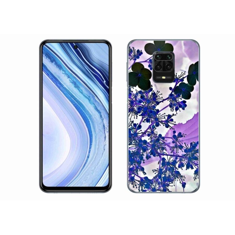 Gélový kryt mmCase na mobil Xiaomi Redmi Note 9S - kvet hortenzie