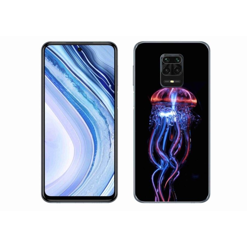 Gélový kryt mmCase na mobil Xiaomi Redmi Note 9S - medúza