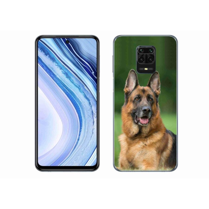 Gélový kryt mmCase na mobil Xiaomi Redmi Note 9S - nemecký ovčiak