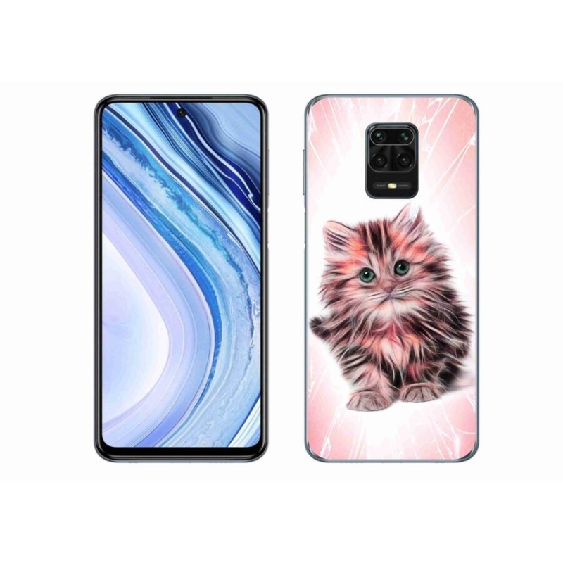 Gélový kryt mmCase na mobil Xiaomi Redmi Note 9S - roztomilé mačiatko