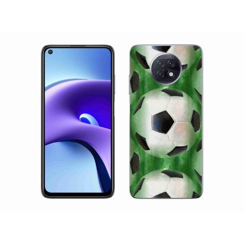 Gélový kryt mmCase na mobil Xiaomi Redmi Note 9T 5G - futbalová lopta