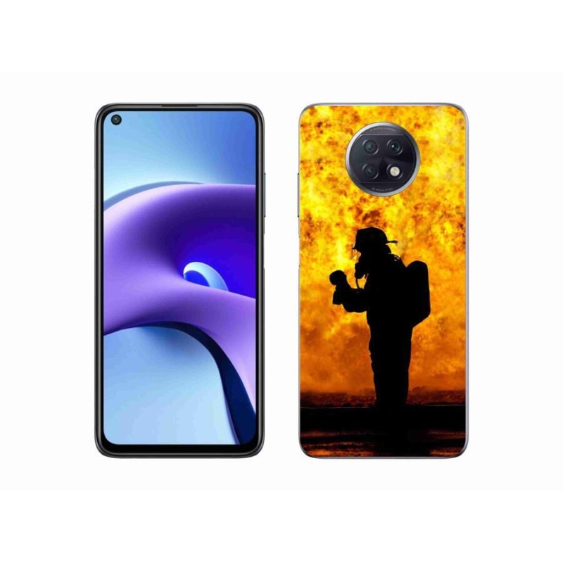 Gélový kryt mmCase na mobil Xiaomi Redmi Note 9T 5G - hasič