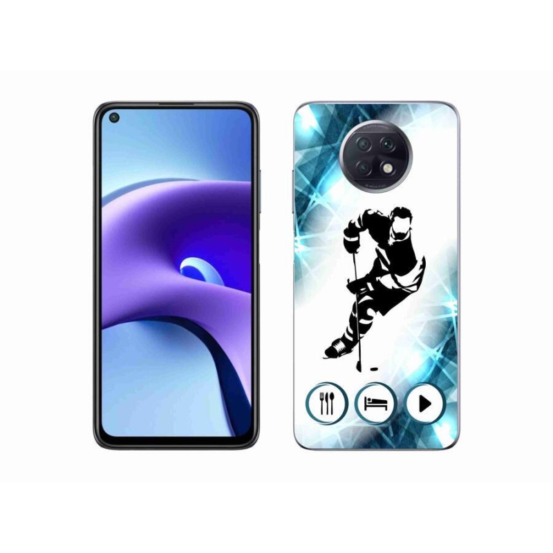 Gélový kryt mmCase na mobil Xiaomi Redmi Note 9T 5G - hokej 1