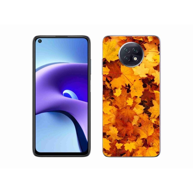 Gélový kryt mmCase na mobil Xiaomi Redmi Note 9T 5G - javorové listy