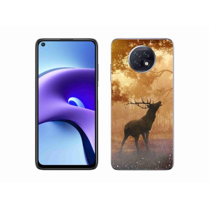 Gélový kryt mmCase na mobil Xiaomi Redmi Note 9T 5G - jeleň v ruji