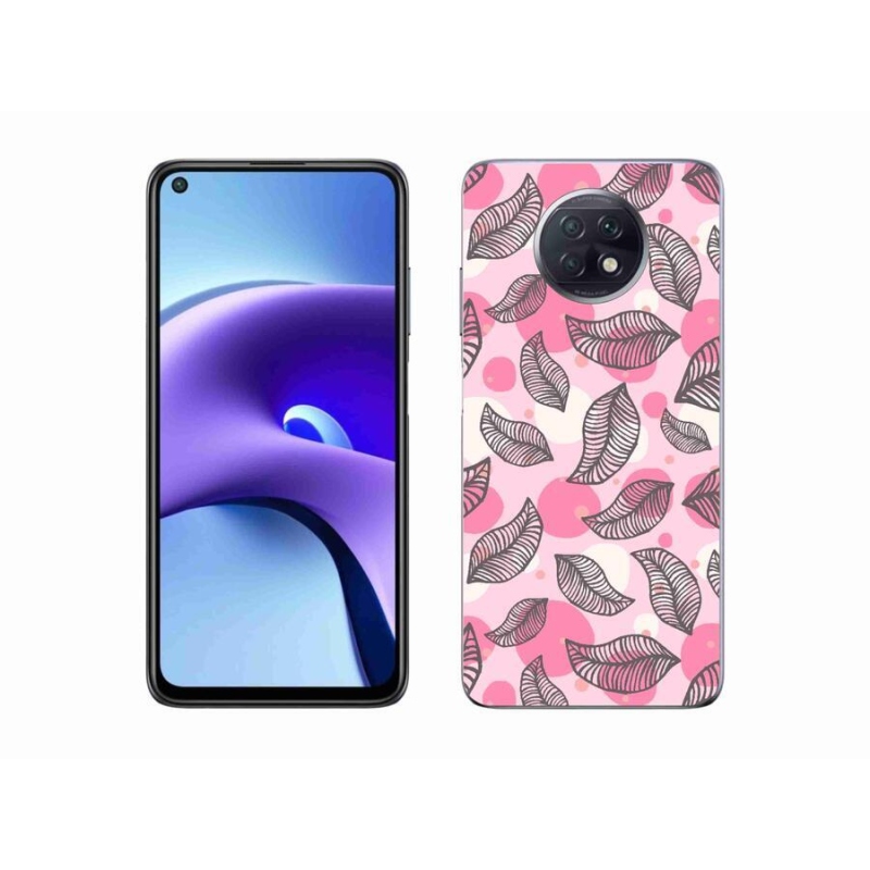 Gélový kryt mmCase na mobil Xiaomi Redmi Note 9T 5G - kreslené padajúce listy