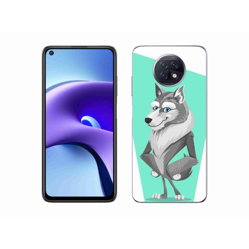 Gélový kryt mmCase na mobil Xiaomi Redmi Note 9T 5G - kreslený vlk