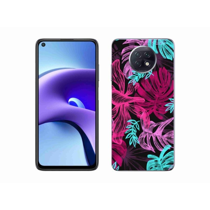 Gélový kryt mmCase na mobil Xiaomi Redmi Note 9T 5G - kvety 1