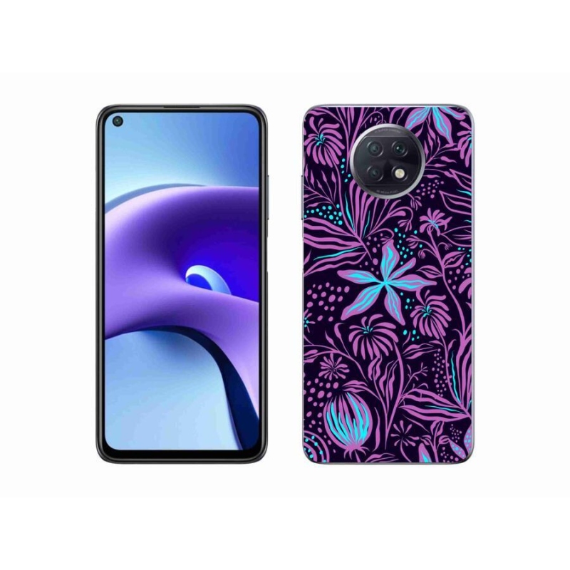 Gélový kryt mmCase na mobil Xiaomi Redmi Note 9T 5G - kvety 2