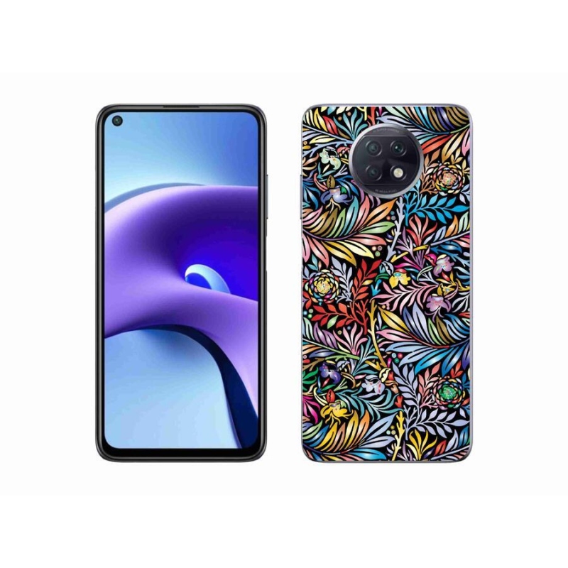 Gélový kryt mmCase na mobil Xiaomi Redmi Note 9T 5G - kvety 5