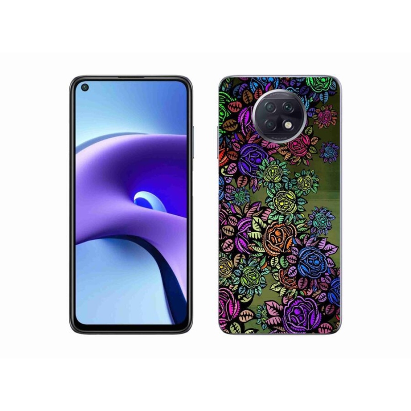 Gélový kryt mmCase na mobil Xiaomi Redmi Note 9T 5G - kvety 6