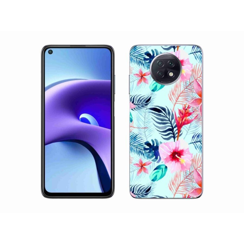 Gélový kryt mmCase na mobil Xiaomi Redmi Note 9T 5G - kvety