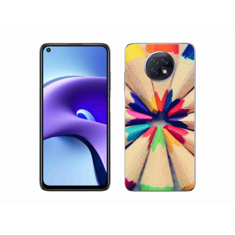 Gélový kryt mmCase na mobil Xiaomi Redmi Note 9T 5G - pastelky