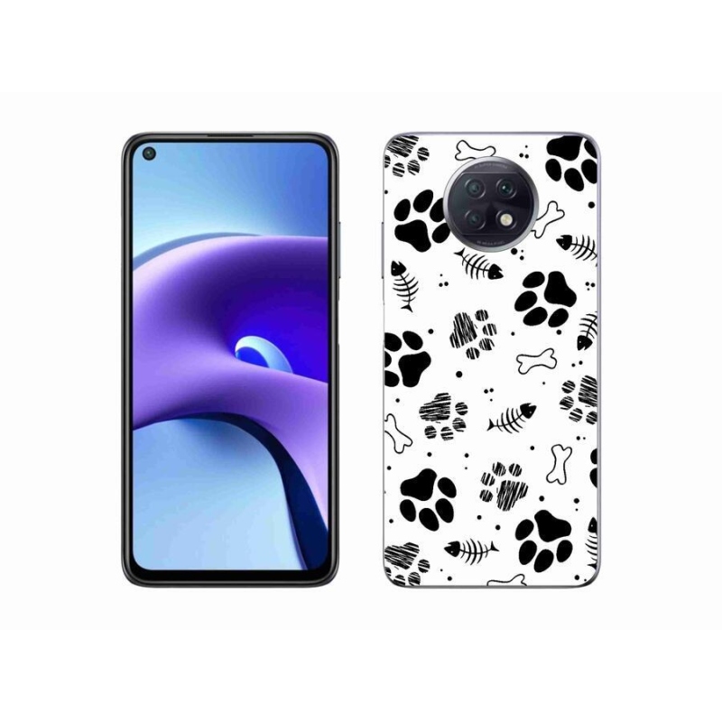 Gélový kryt mmCase na mobil Xiaomi Redmi Note 9T 5G - psie labky 1