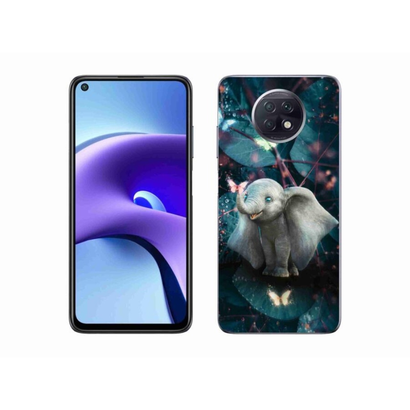 Gélový kryt mmCase na mobil Xiaomi Redmi Note 9T 5G - roztomilý slon