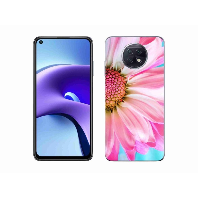 Gélový kryt mmCase na mobil Xiaomi Redmi Note 9T 5G - ružová kvetina