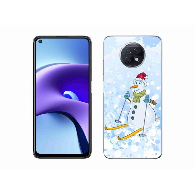 Gélový kryt mmCase na mobil Xiaomi Redmi Note 9T 5G - snehuliak