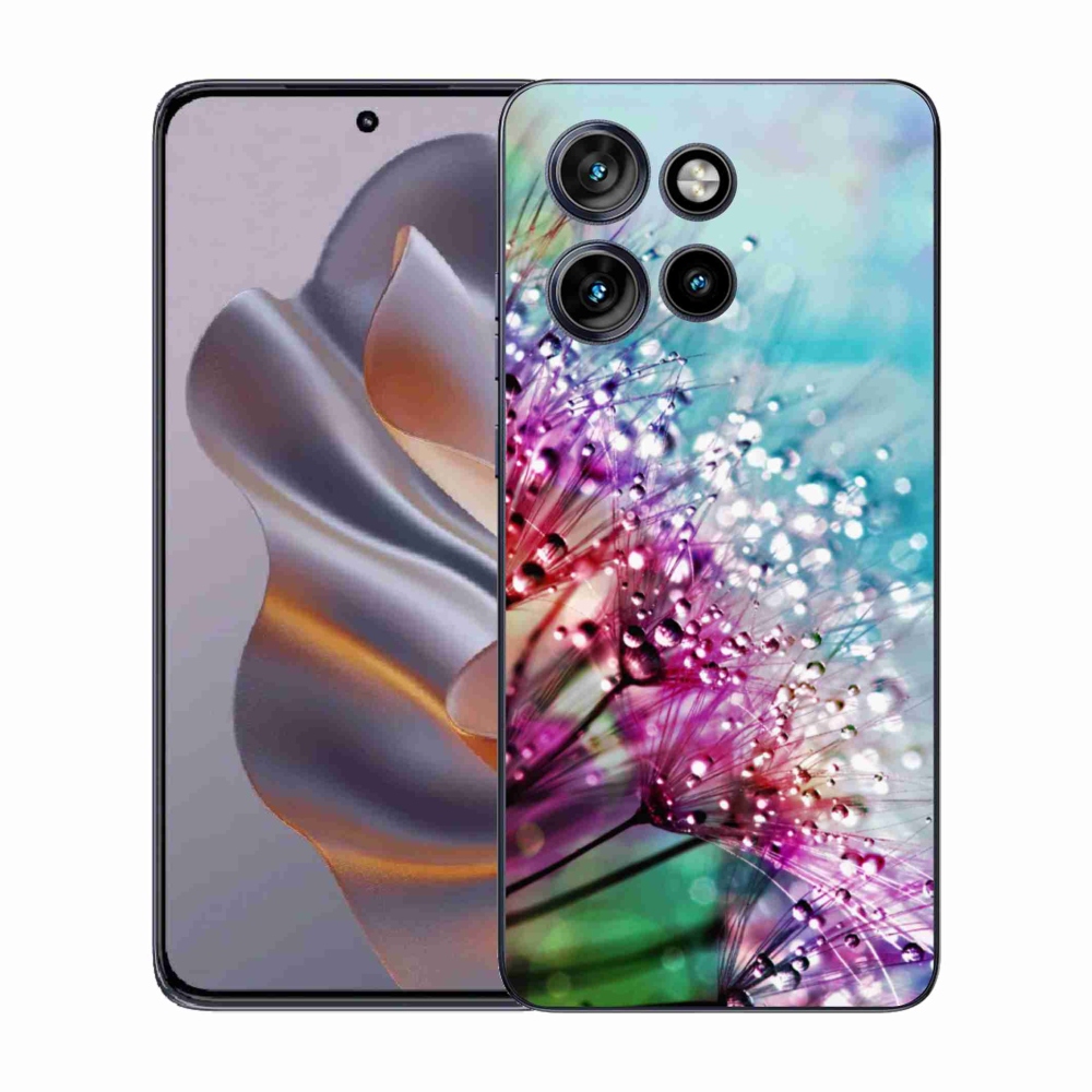 Gélový kryt mmCase na Motorola Edge 50 Neo - farebné kvety
