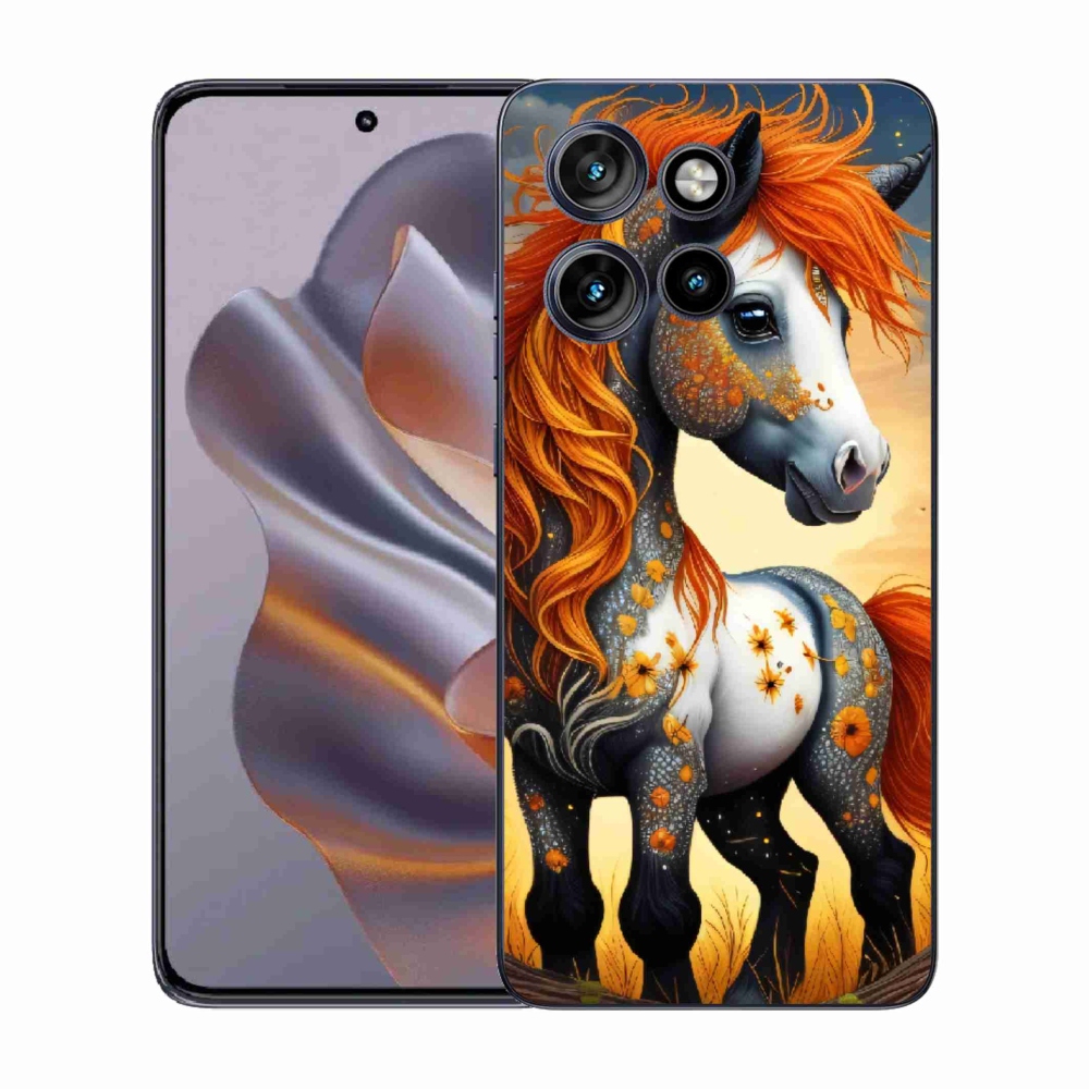 Gélový kryt mmCase na Motorola Edge 50 Neo - farebný poník