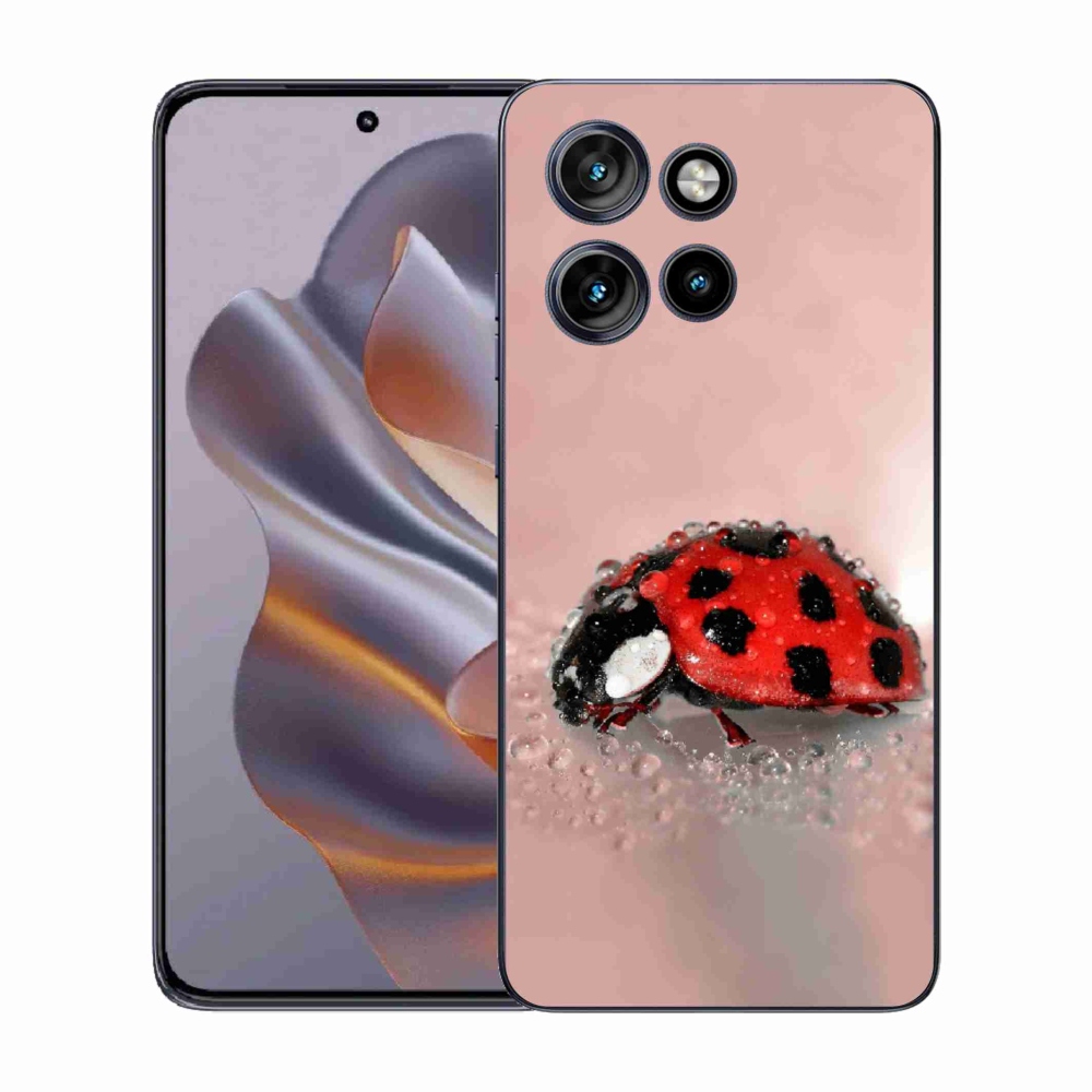 Gélový kryt mmCase na Motorola Edge 50 Neo - lienka