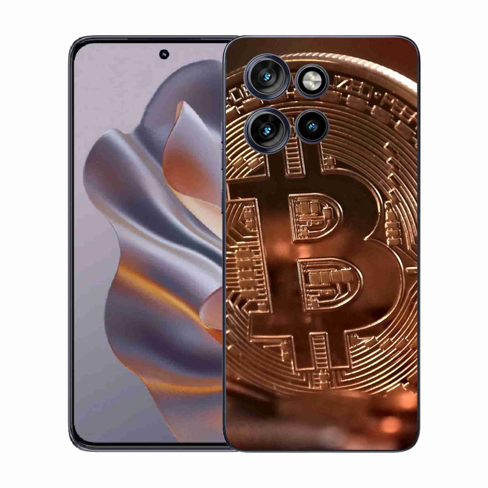 Gélový kryt mmCase na Motorola Edge 50 Neo - bitcoin