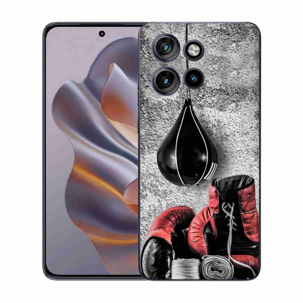 Gélový kryt mmCase na Motorola Edge 50 Neo - boxovacie vrece a rukavice