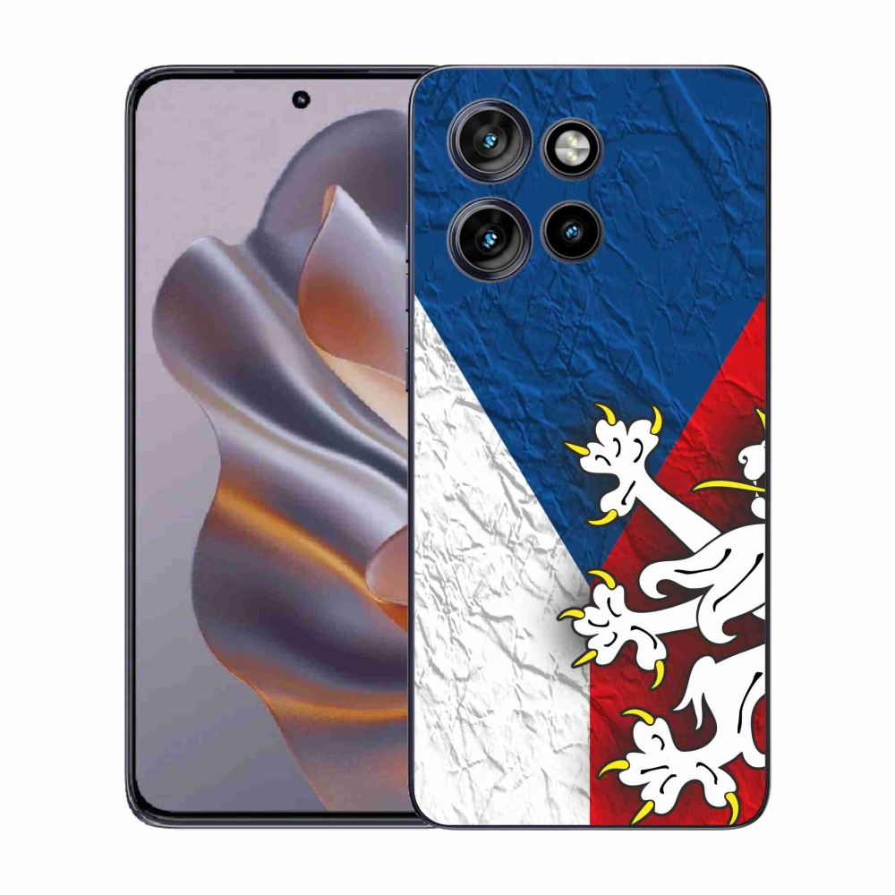 Gélový kryt mmCase na Motorola Edge 50 Neo - česká vlajka 1