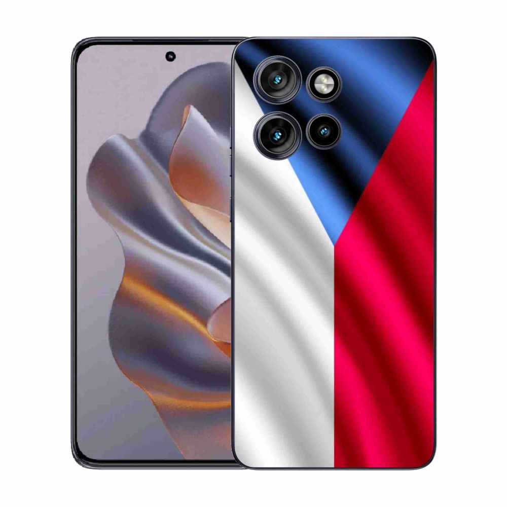 Gélový kryt mmCase na Motorola Edge 50 Neo - česká vlajka