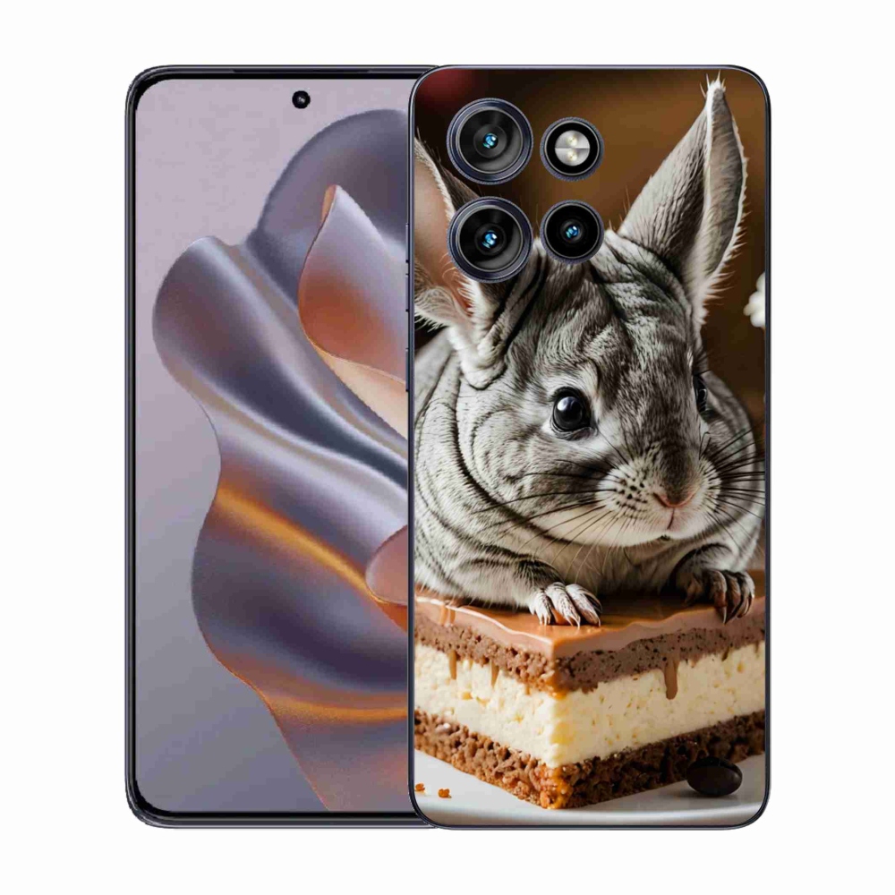 Gélový kryt mmCase na Motorola Edge 50 Neo - činčila