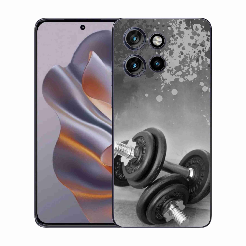 Gélový kryt mmCase na Motorola Edge 50 Neo - činky 1