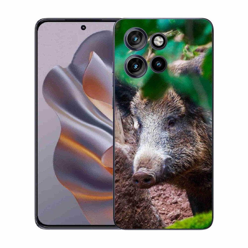 Gélový kryt mmCase na Motorola Edge 50 Neo - divoké prasa