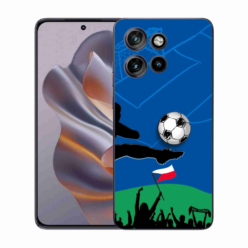 Gélový kryt mmCase na Motorola Edge 50 Neo - fanúšikovia futbalu