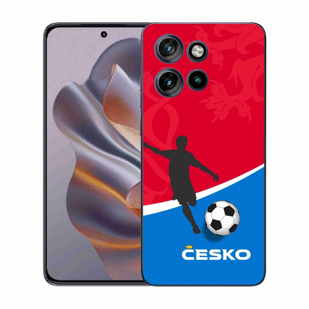 Gélový kryt mmCase na Motorola Edge 50 Neo - futbal Česko