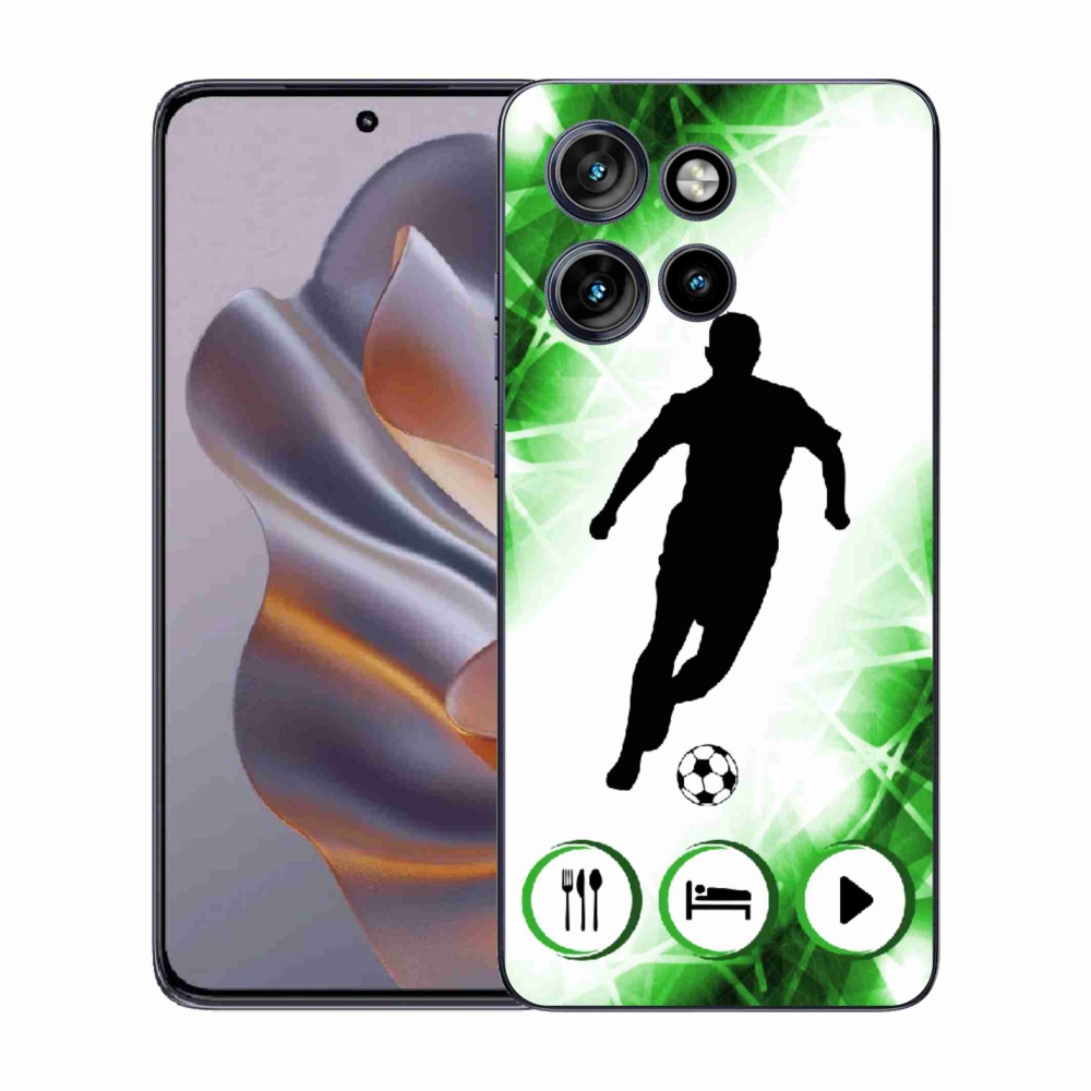 Gélový kryt mmCase na Motorola Edge 50 Neo - futbalista