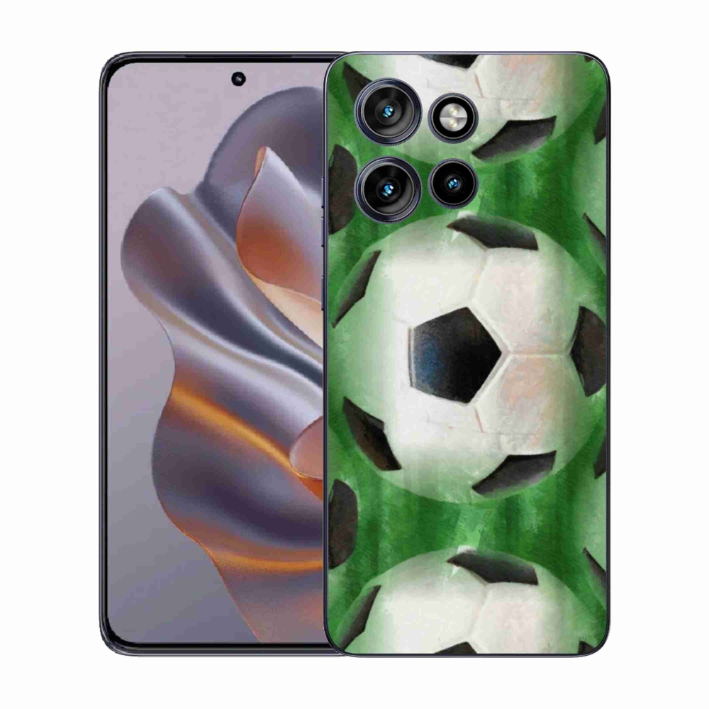 Gélový kryt mmCase na Motorola Edge 50 Neo - futbalová lopta