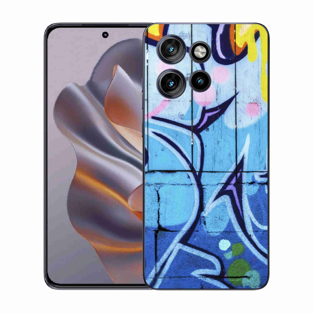 Gélový kryt mmCase na Motorola Edge 50 Neo - graffiti
