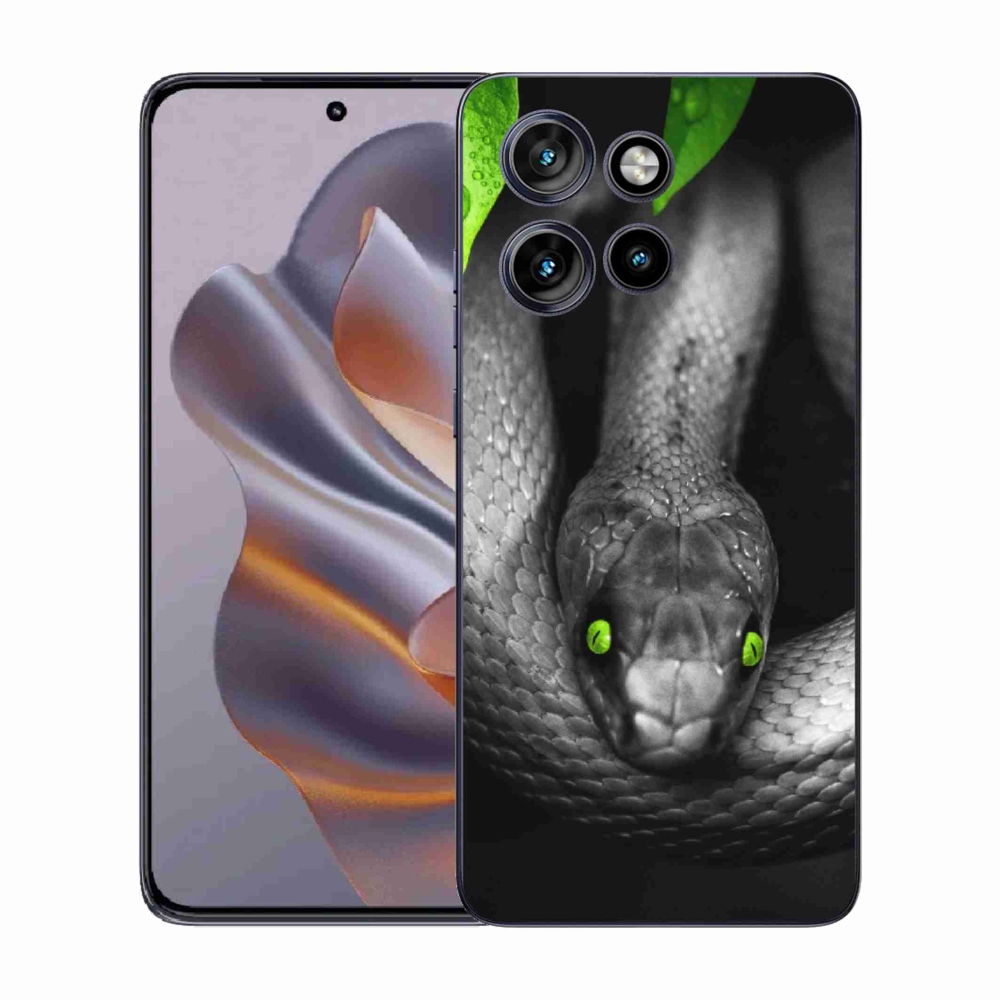 Gélový kryt mmCase na Motorola Edge 50 Neo - had