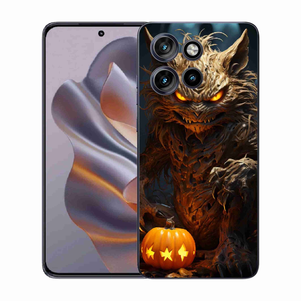 Gélový kryt mmCase na Motorola Edge 50 Neo - halloweenska príšera