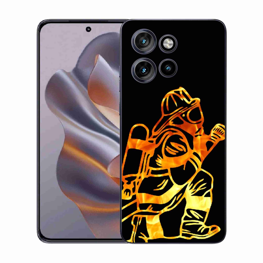 Gélový kryt mmCase na Motorola Edge 50 Neo - hasič 1