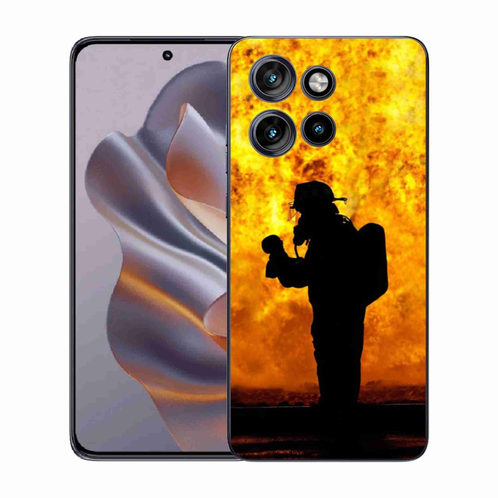 Gélový kryt mmCase na Motorola Edge 50 Neo - hasič