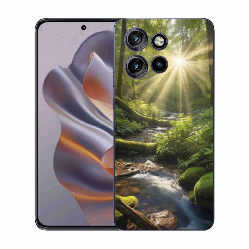 Gélový kryt mmCase na Motorola Edge 50 Neo - hlbina lesa