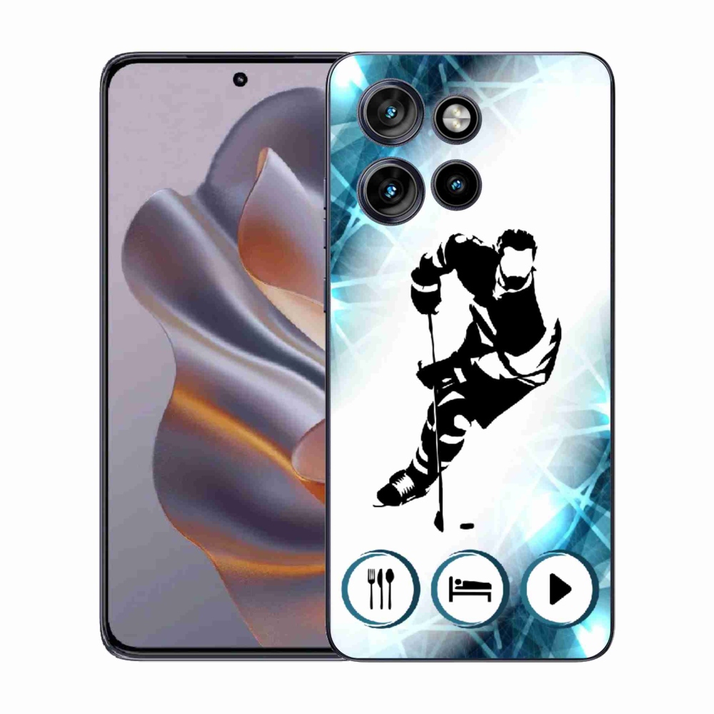 Gélový kryt mmCase na Motorola Edge 50 Neo - hokej 1