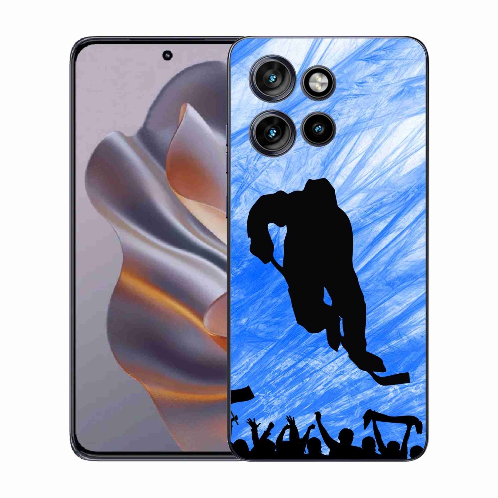 Gélový kryt mmCase na Motorola Edge 50 Neo - hokejový hráč