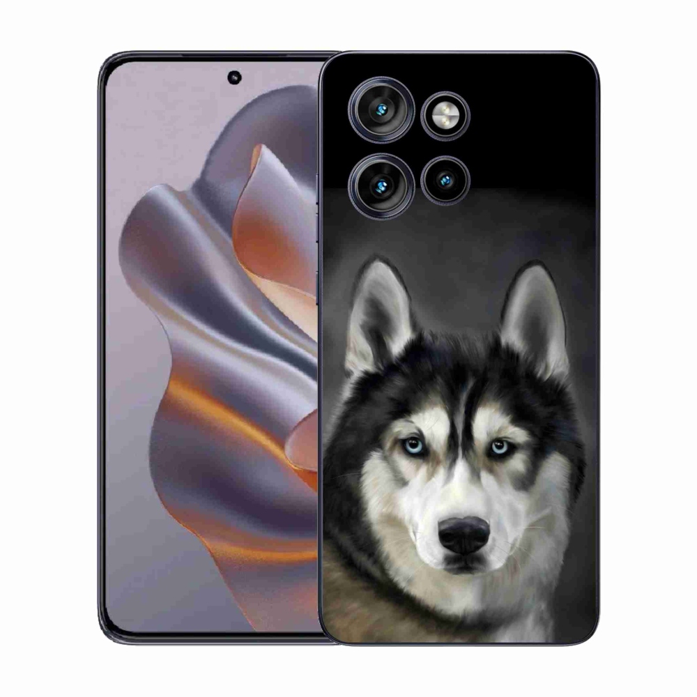 Gélový kryt mmCase na Motorola Edge 50 Neo - husky