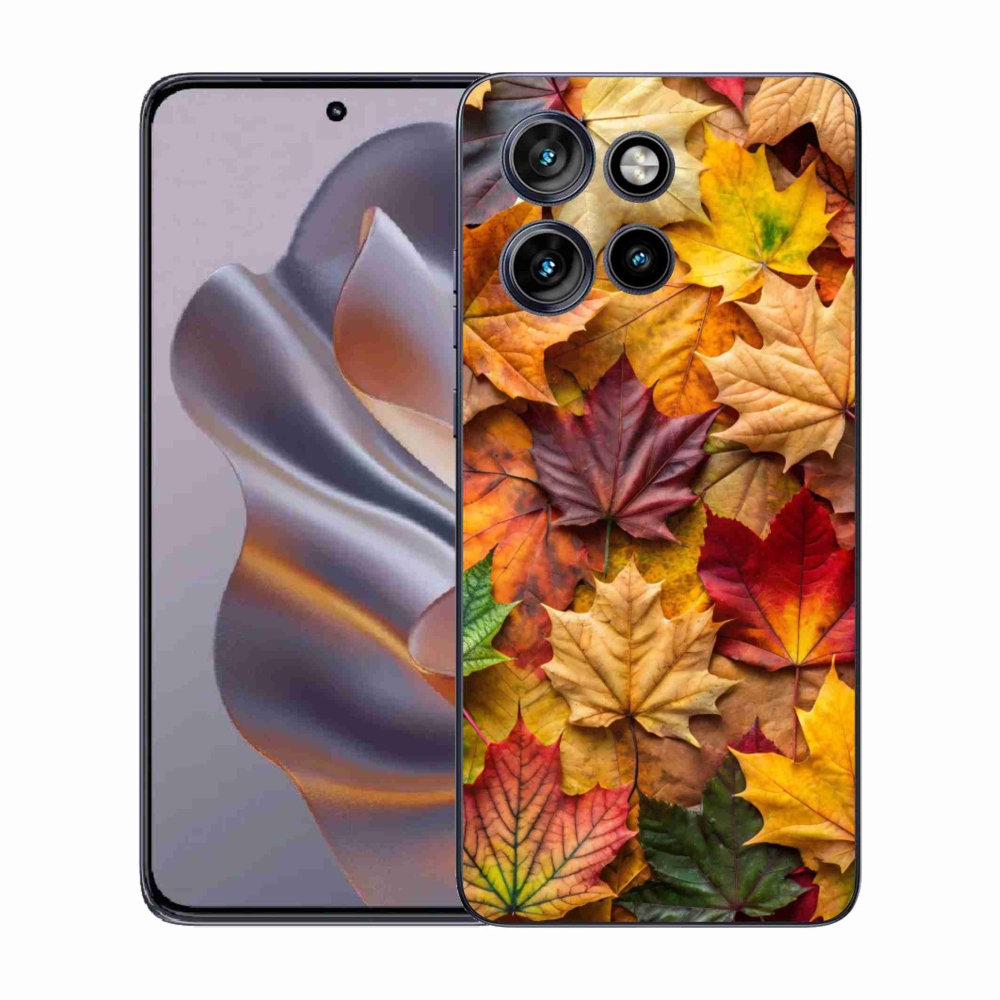 Gélový kryt mmCase na Motorola Edge 50 Neo - javorové listy 2