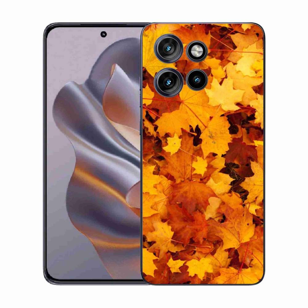 Gélový kryt mmCase na Motorola Edge 50 Neo - javorové listy