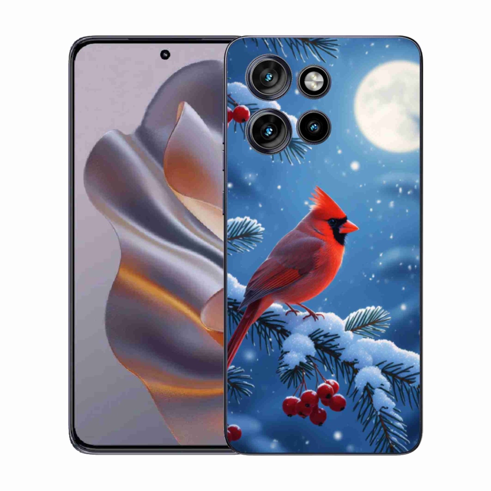 Gélový kryt mmCase na Motorola Edge 50 Neo - kardinál červený